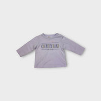 Country Road Logo Long Sleeve Top, Size 000