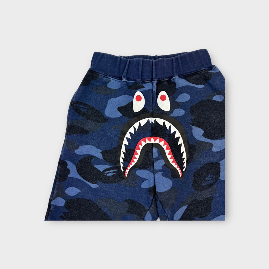Bape Kids Shark Camo Shorts, Size 5