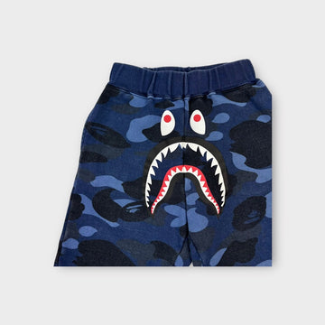 Bape Kids Shark Camo Shorts, Size 5