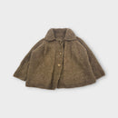 Handmade Brown Knit Cardigan, Size 3