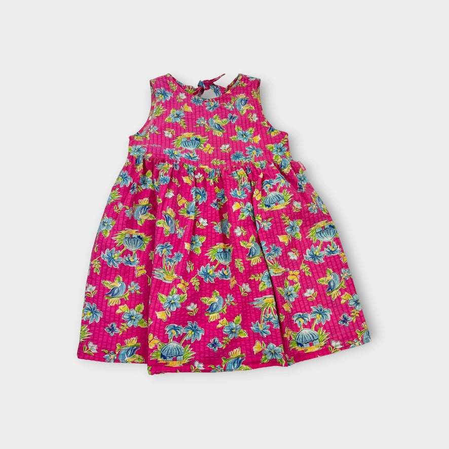 Vintage OshKosh B'Gosh Seersucker Dress, Size 5