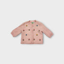 Little Me Flower Knit Cardigan, Size 000