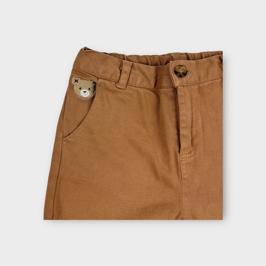 Hux Brown Chino Shorts, Size 6