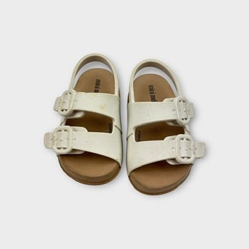 Mini Melissa White Sandal, Size EU 21