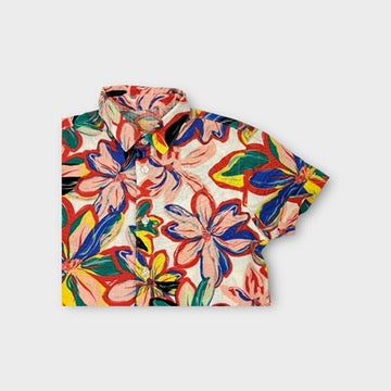 Tropical Printed Shirt, Size 3