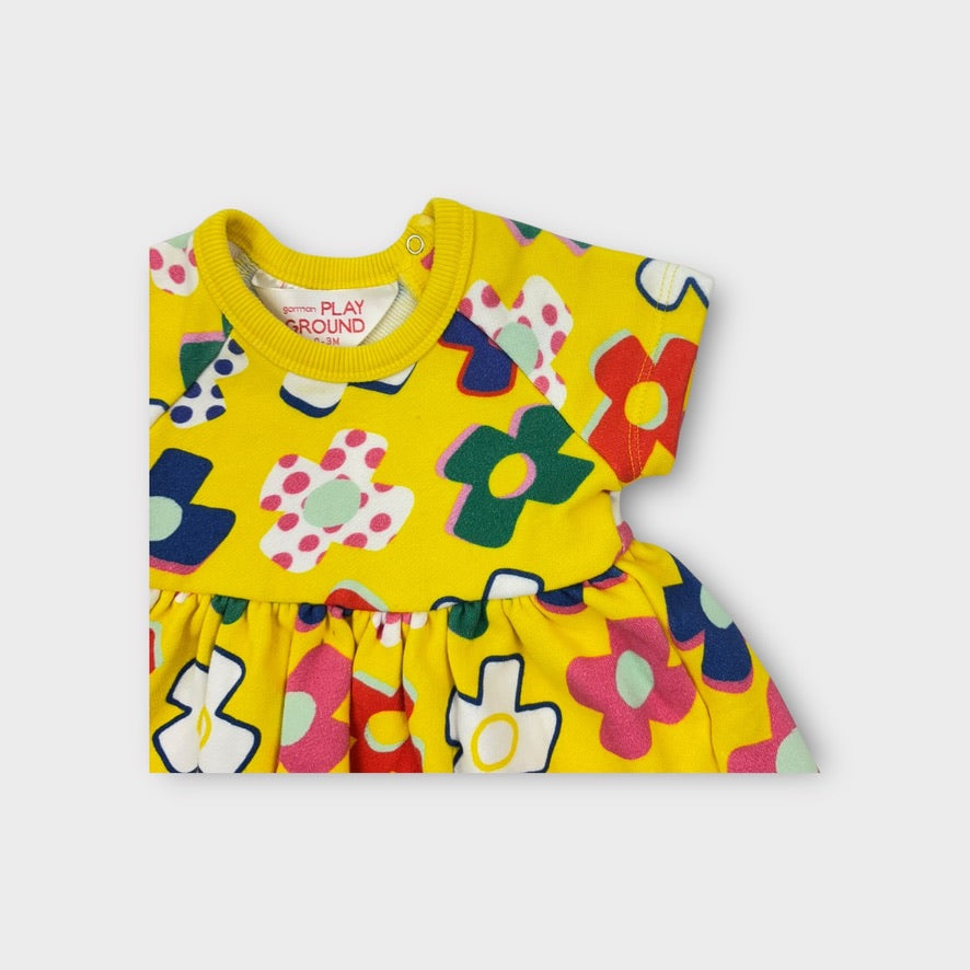Gorman Playground Yellow Flower Dress, Size 000