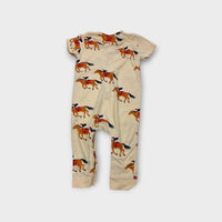 Tiny Cottons Racehorse Onesie, Size 12M