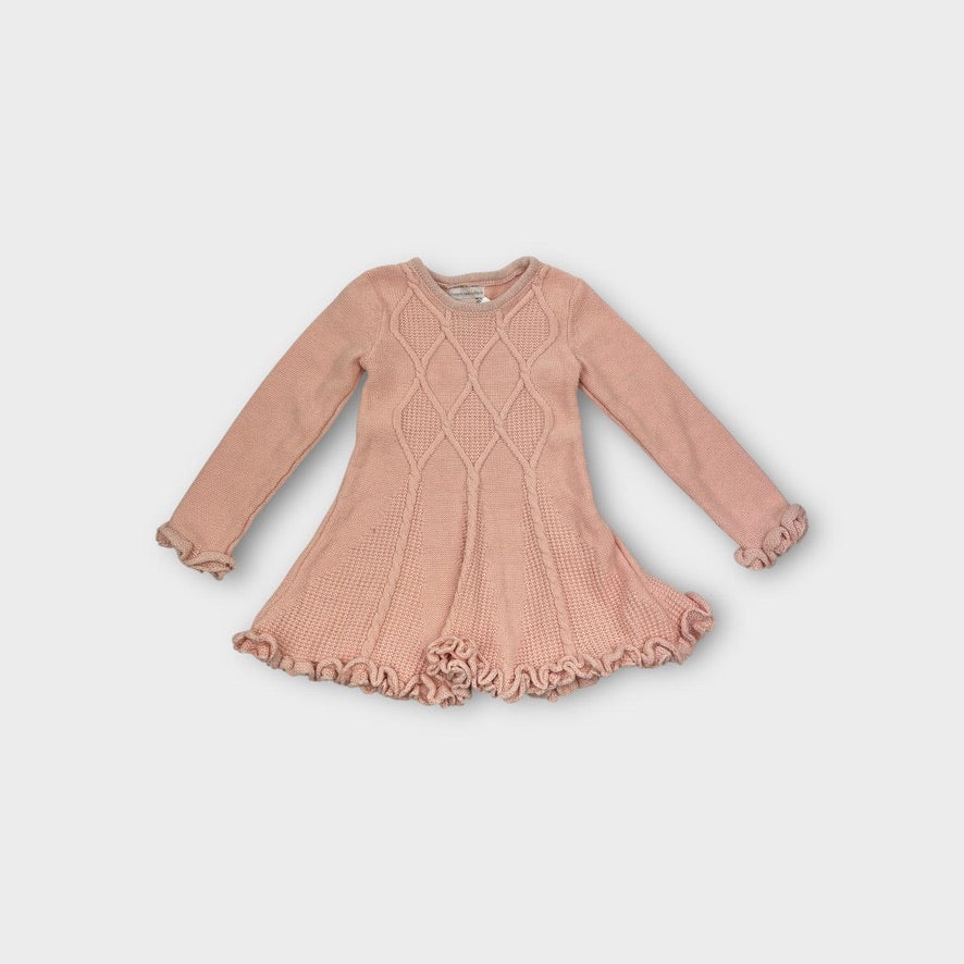 Pink Cable Knit Dress, Size 2