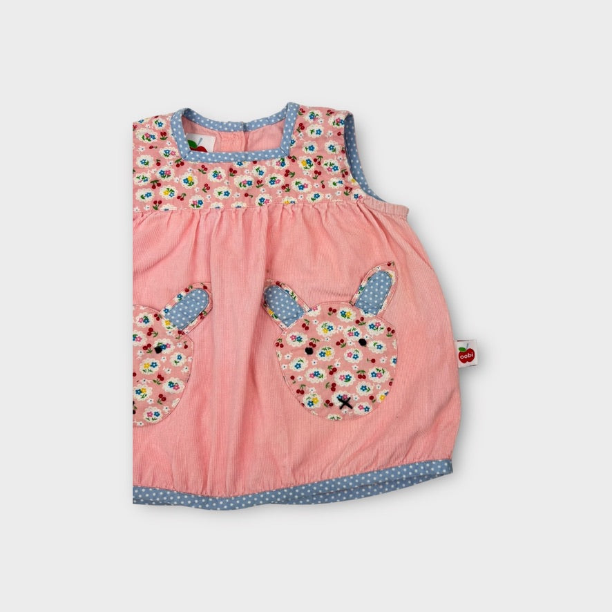 Oobi Patchwork Bunny Top, Size 1