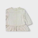 Aubrie Long Sleeve White Dress, Size 2