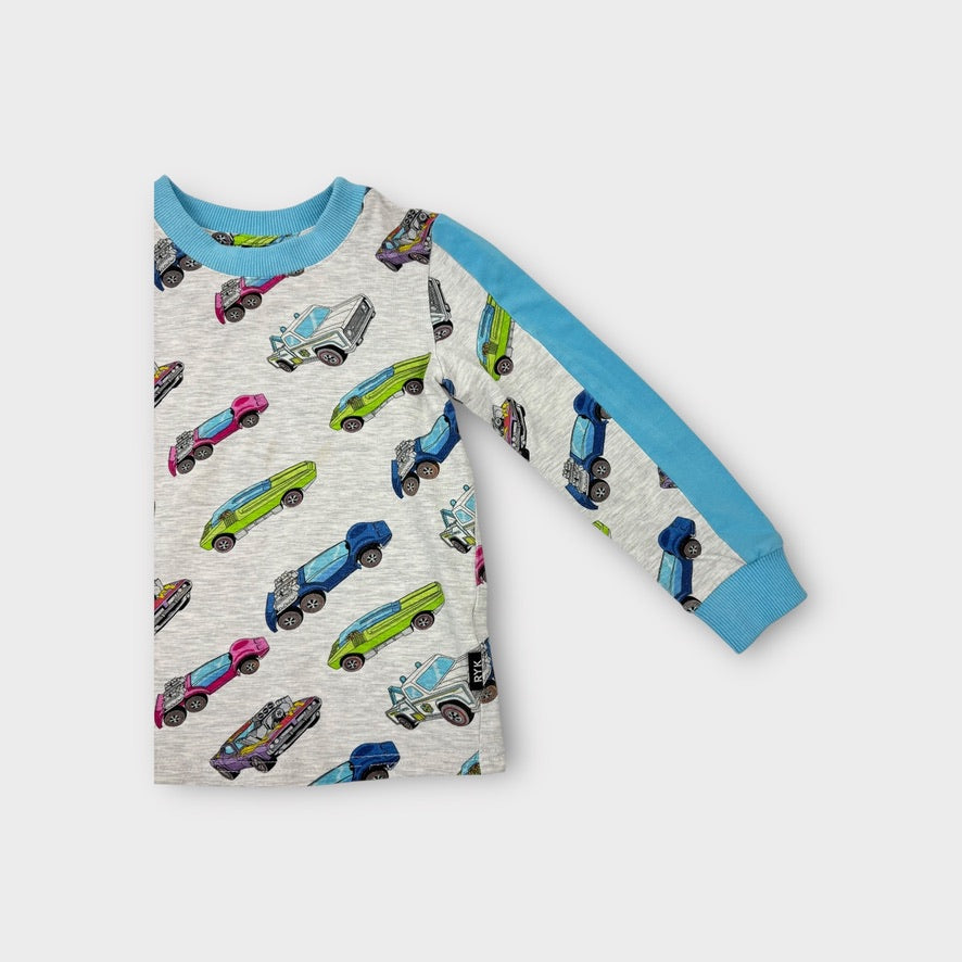 Rock Your Kid Hot Wheels Pyjama Set, Size 4