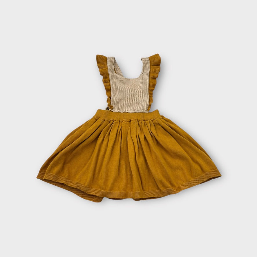 Miann & Co Knitted Pinafore Dress, Size 3