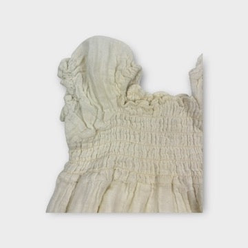 Monbebe Shirred Romper, Size L