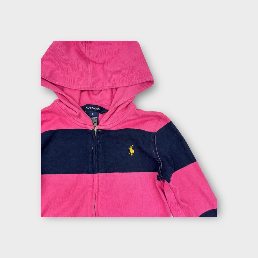 Ralph Lauren Stripe Hooded Jacket, Size 5