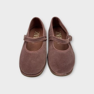 Zara Kids Velvet Mary Janes, Size 23