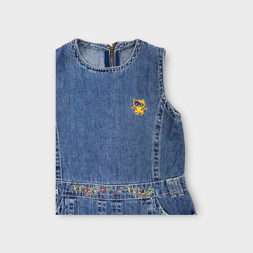 Vintage OshKosh B'Gosh Denim Dress, Size 6