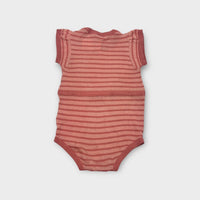 Nature Baby Pink Stripe Romper, Size 00