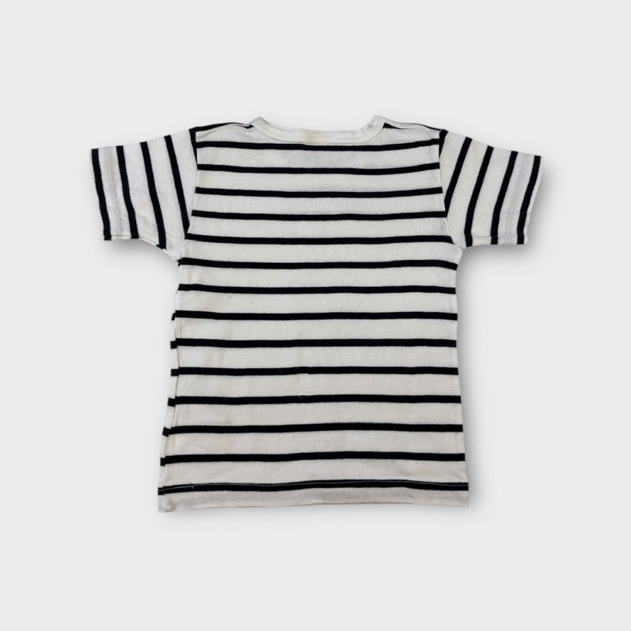 Petit Bateau Nautical Stripe Tee, Size 2