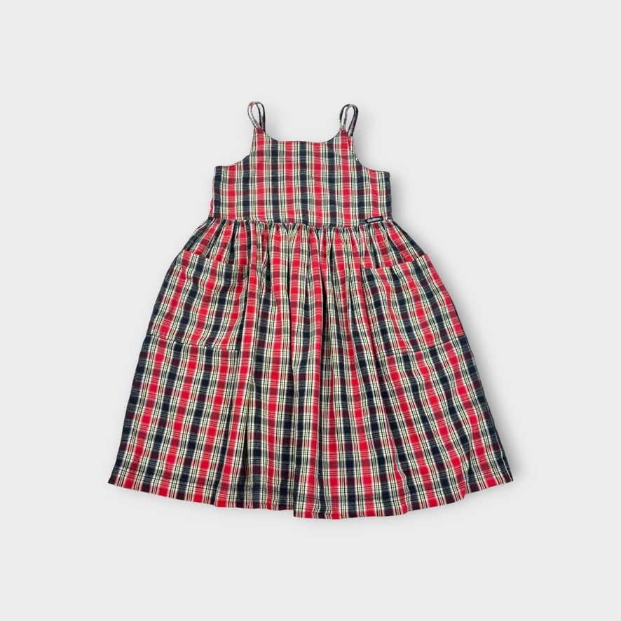 Vintage OshKosh B'Gosh Plaid Dress, Size 5