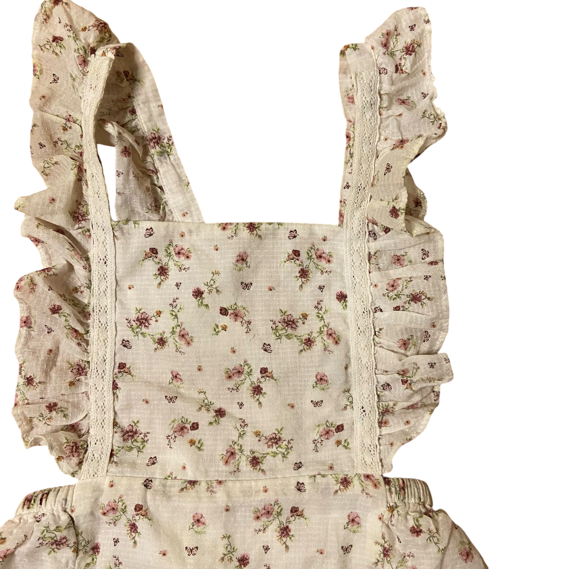 Jamie Kay Frill Romper, Size 2