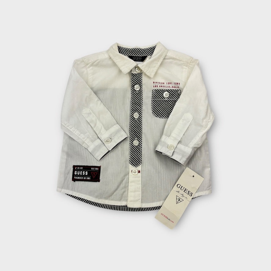 Guess Stripe Detail Shirt, Size 0