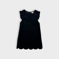 Country Road Black Velour Dress, Size 7