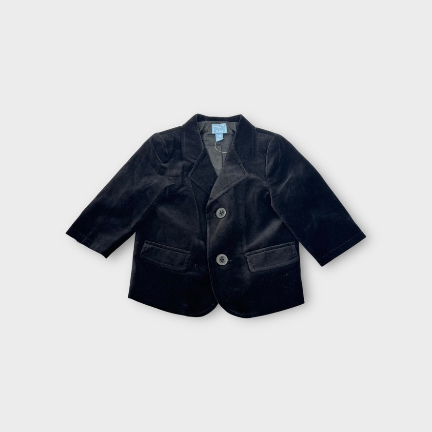 The Children's Place Black Velvet Blazer, Size 0