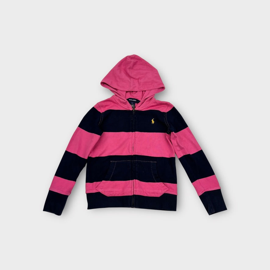 Ralph Lauren Stripe Hooded Jacket, Size 5
