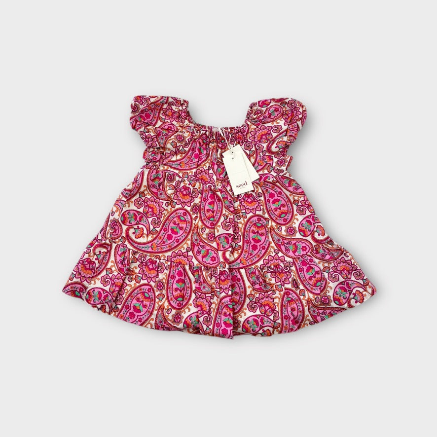 Seed Heritage Paisley Dress, Size 3