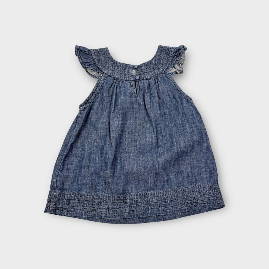 Vintage Blue Denim Dress, Size 1