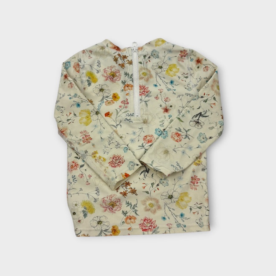 Toshi Floral Rash Top, Size 1