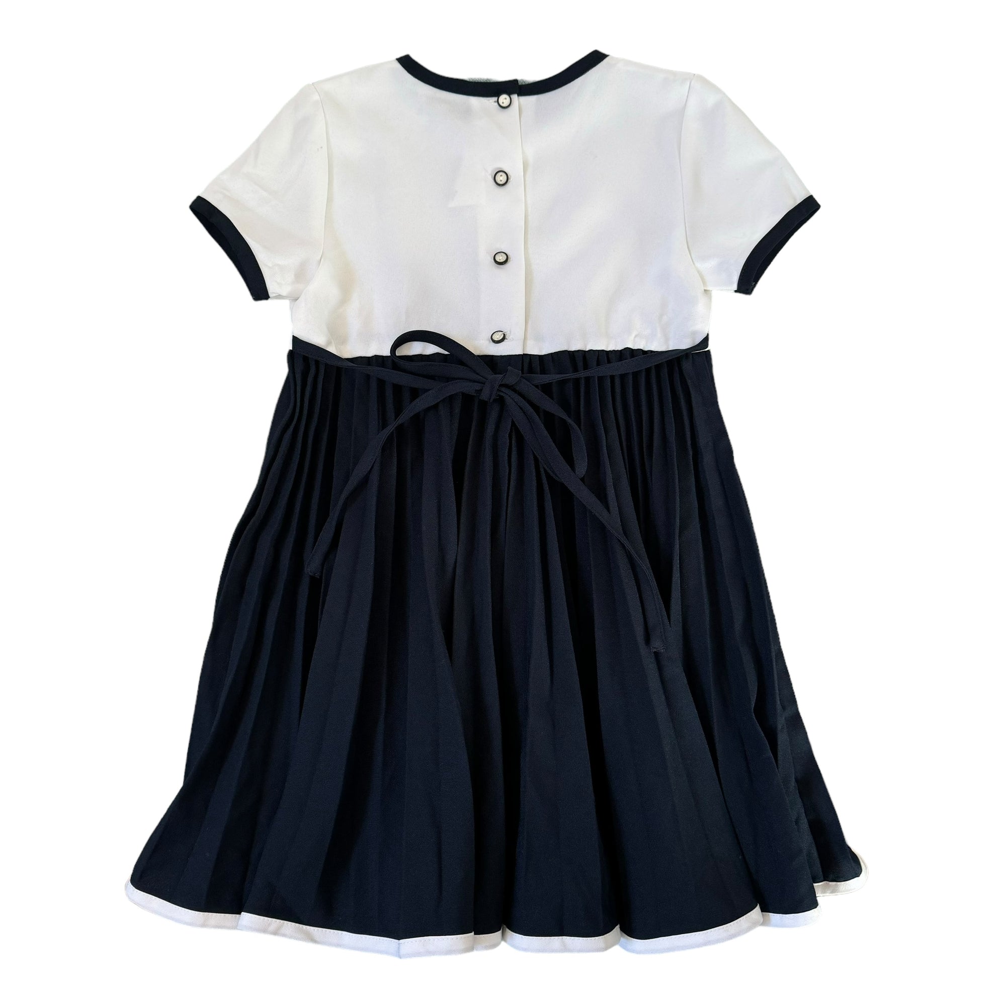Elizabeth Anne Vintage 1990s Daisy Pleat Dress, Size 6