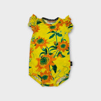 Kip & Co Sunflower Bodysuit, Size 1
