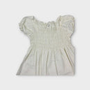 Gaia Shirred Dress, Size 4