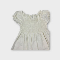 Gaia Shirred Dress, Size 4