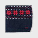 Guess Fair Isle Knitted Vest Navy, Size 7