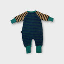 Kip and Co Fleece Stripe Onesie, Size 000