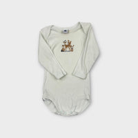 Petit Bateau Long Sleeve Bodysuit Bundle, Size 1