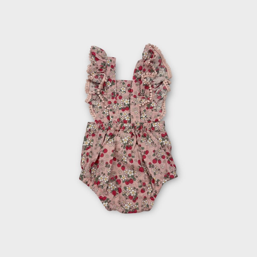Huxbaby Strawberry Romper, Size 000