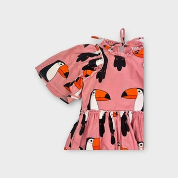 KUKU Kid Toucan Dress, Size 7-8