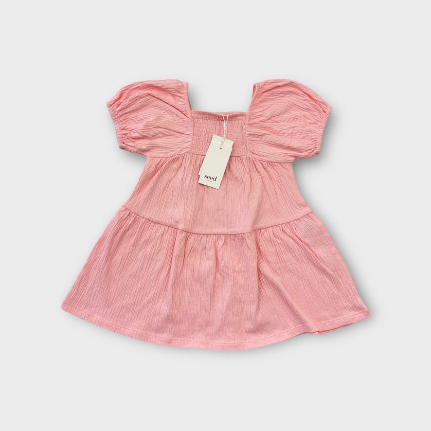 Seed Heritage Pink Ruched Dress, Size 3