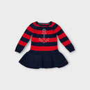 Nautica Stripe Knit Dress, Size 18M