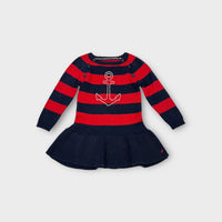Nautica Stripe Knit Dress, Size 18M