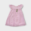 Purebaby Lilac Broderie Dress, Size 3