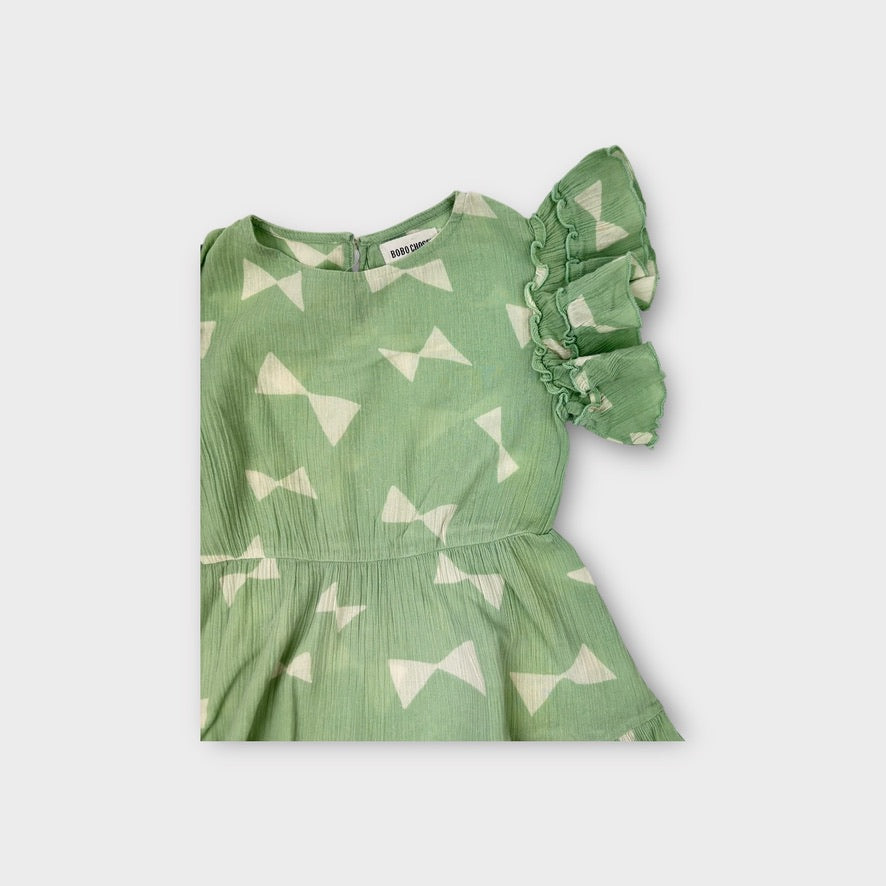 Bobo Choses Bow Dress, Size 3