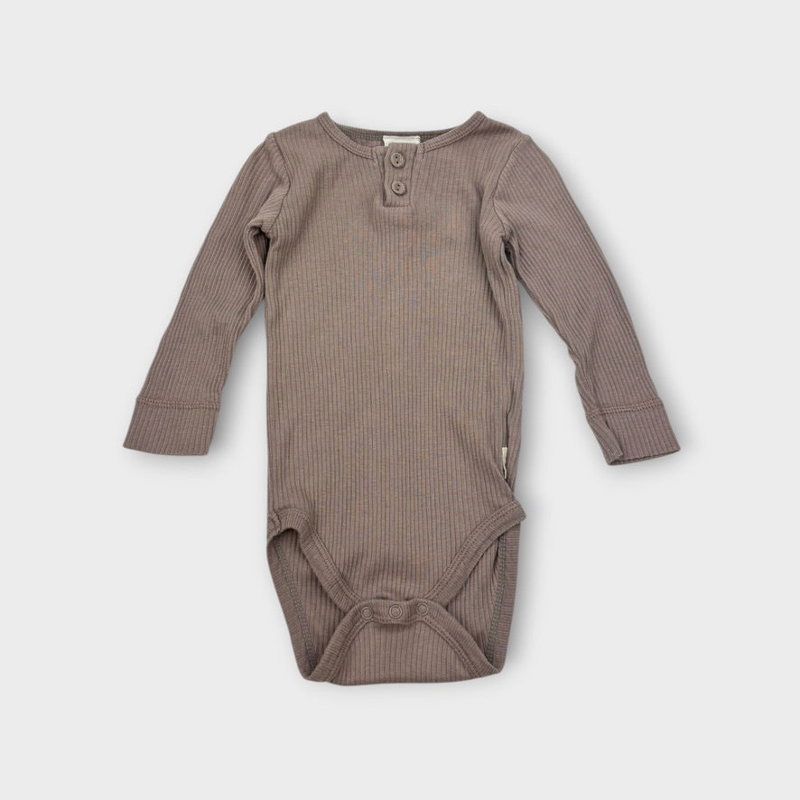 Jamie Kay Blush Rib Bodysuit, Size 1