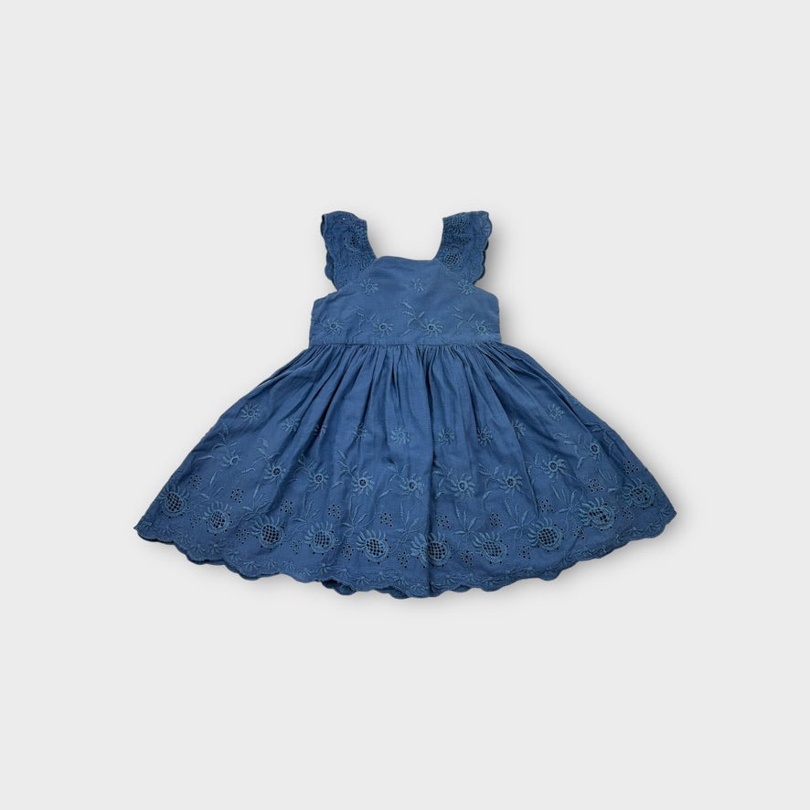 Collette Dinnigan Blue Lace Dress, Size 1