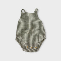 Goldie + Ace Stripe Linen Romper, Size 0