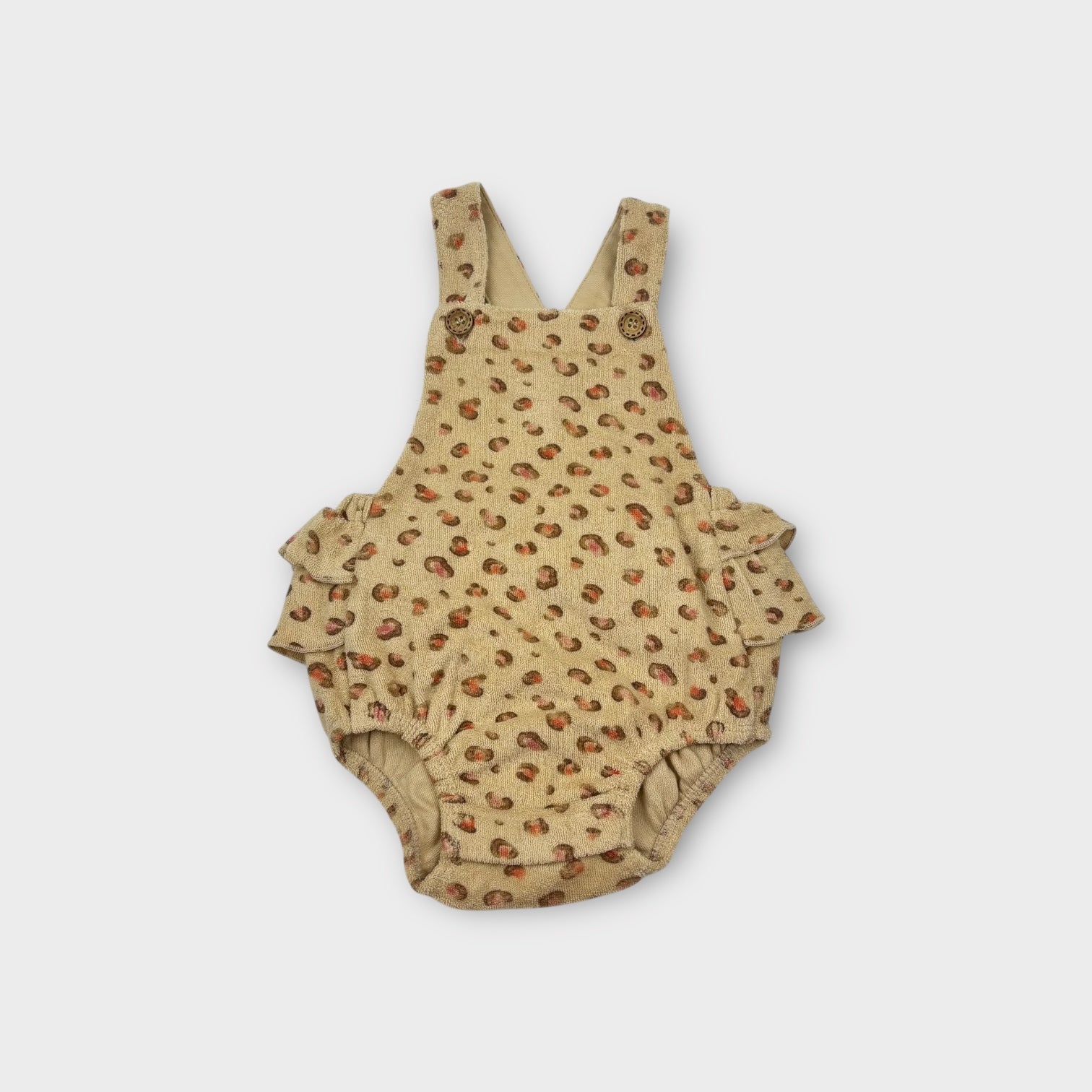Purebaby Terry Towelling Romper, Size 0