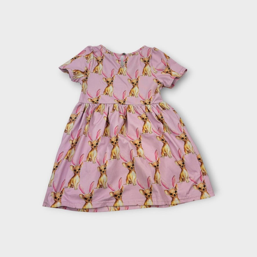 Cheeky Chickadee Chihuahua Dress, Size 5